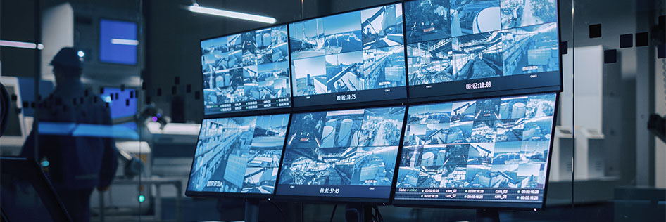 Artificial intelligence expert runs formulas while walking through a data centre.